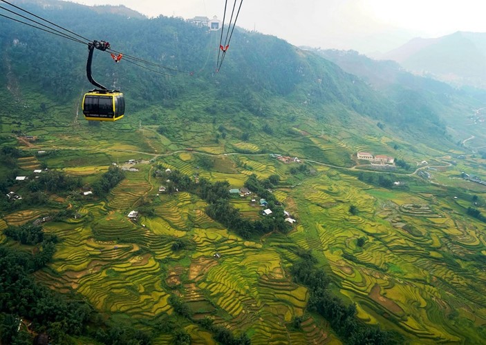 Découvrir la vallée de Muong Hoa grâce au téléphérique - ảnh 2